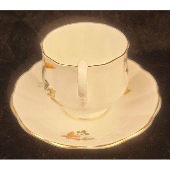 Vintage Royal Dover Bone China Teacup and Saucer Set - Picture 8 of 16